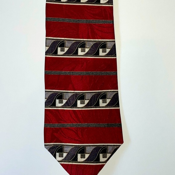 Pair of Vintage Italian Silk Men’s Ties - Picture 9 of 12